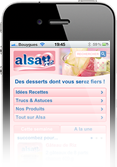 Alsa (Unilever) Pixmobi website